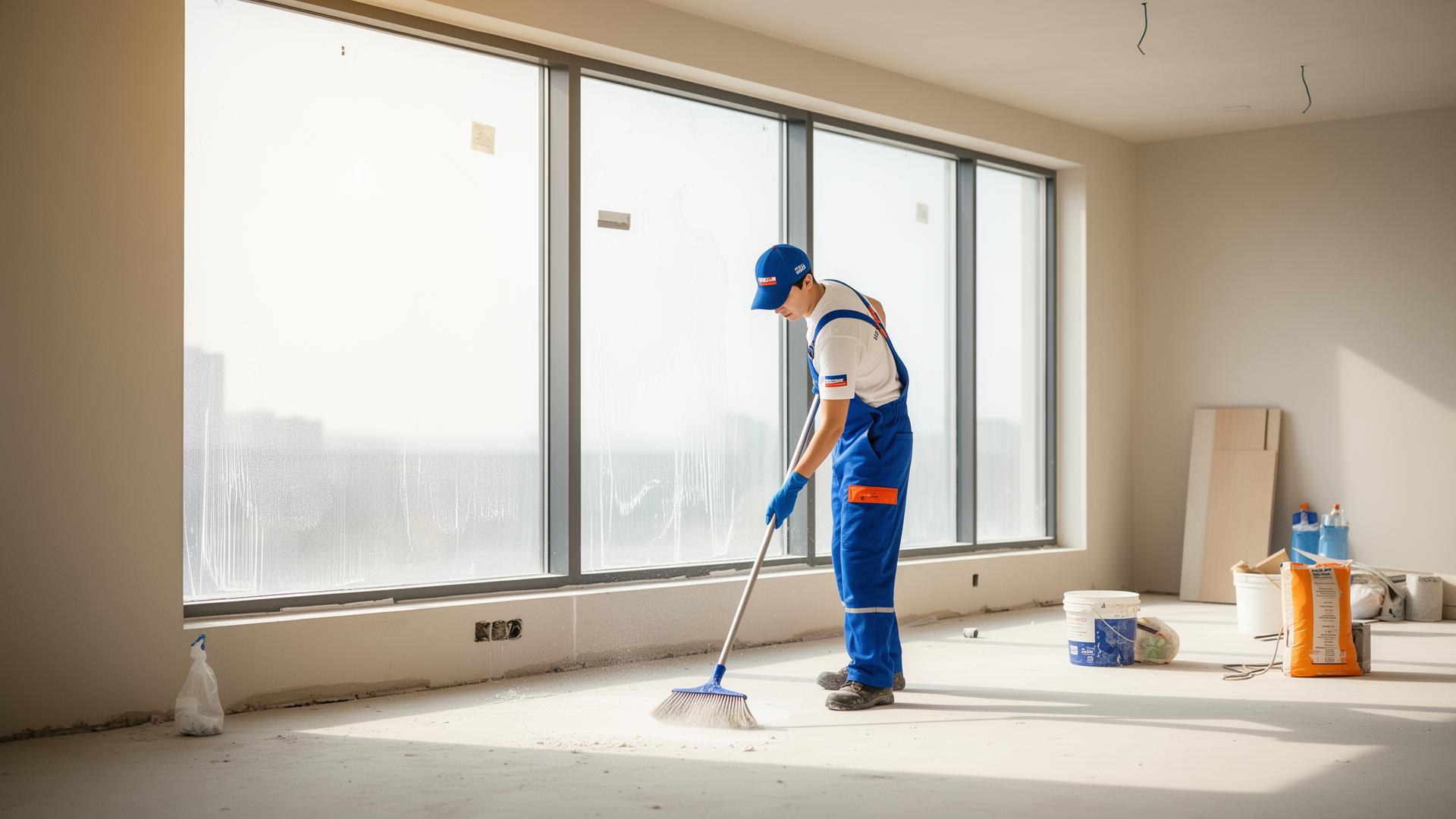 Artisan DRS CLEAN nettoyant un chantier en Meurthe-et-Moselle